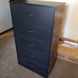 4-drawer dresser assembly