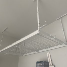 Overhead storage rack Installation