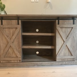 Farmhouse TV Stand Assembly