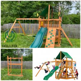 Playset assembly in Hatboro, PA.