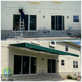 Awning installation in Cherry Hill, NJ.