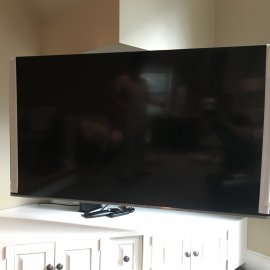 TV Wall Mounting - Cords Concealed In Wall 